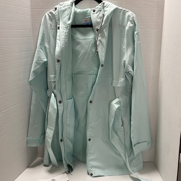 NWT Columbia Women’s Pardon My Trench Rain Jacket Size Medium - Picture 4 of 4
